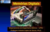 Memórias Digitais Departamento de Engenharia Elétrica – UFRJ Professor Antonio Lopes de Souza, Ph.D.