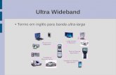 Ultra Wideband Termo em inglês para banda ultra-larga