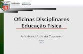 Oficinas Disciplinares Educação Física A historicidade da Capoeira Março 2012.