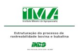 Belo Horizonte, 16 de Junho de 2008 Estruturação do processo de rastreabilidade bovina e bubalina.