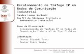 Dezembro 2002, Faculdade de Engenharia da Universidade do Porto Escalonamento de Tráfego IP em Redes de Comunicação Industrial Sandra Lemos Machado Perfil.