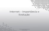 Internet – Importância e Evolução Adm de redes Gilberto Herzog Bromerschenkel.