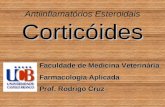 Corticóides Antiinflamatórios Esteroidais Corticóides Faculdade de Medicina Veterinária Farmacologia Aplicada Prof. Rodrigo Cruz.