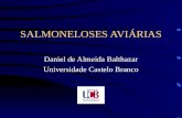 SALMONELOSES AVIÁRIAS Daniel de Almeida Balthazar Universidade Castelo Branco.