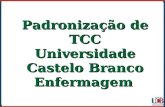 Padronização de TCC Universidade Castelo Branco Enfermagem.