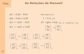 TMA 01 Matemática: Se e somente se, As Relações de Maxwell.