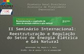 Diretoria Geral Brasileira Assessoria de Planejamento Empresarial II Seminário Internacional: Reestruturação e Regulação do Setor de Energia Elétrica e.