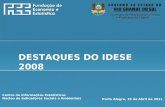 Http:// Centro de Informações Estatísticas Núcleo de Indicadores Sociais e Ambientais Porto Alegre, 19 de Abril de 2011.