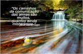 Os caminhos da comunicação das almas são muitos, quantos ainda misteriosos. José Saramago.