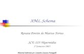 XML Schema Renata Pontin de Mattos Fortes SCE-225 Hipermídia 2°Semestre 2003 Material elaborado por Lisandra Cazassa Fumagalli.