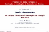 - 1 - Sessão #4 | 6 Maio 2010 :: :: :: Sessão #4 ::Comissionamento de Grupos Térmicos de Produção de Energia Eléctrica Jorge de Sousa Professor Coordenador.