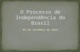 07 de setembro de 1822. IMPERIO DO BRAZIL ACTA DA ACCLAMAÇÃO DO SENHOR D. PEDRO IMPERADOR CONSTITUCIONAL DO BRAZIL, E SEU PERPETUO DEFENSOR, EM 12 DE.