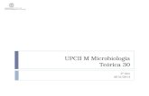 UPCII M Microbiologia Teórica 30 2º Ano 2013/2014.