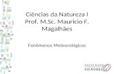 Ciências da Natureza I Prof. M.Sc. Mauricio F. Magalhães Fenômenos Meteorológicos.