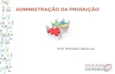 ADMINISTRAÇÃO DA PRODUÇÃO Prof. Marcelo Lisboa Luz.