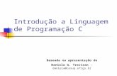 Introdução a Linguagem de Programação C Baseada na apresentação de Daniela G. Trevisan - daniela@cesup.ufrgs.br.