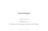 Sociologia Aula 4 e 5 Capitulo 2 Professor Douglas Pereira da Silva Dps. aula 4.e 5 sociologia 2011 plt1.