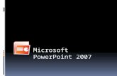 O que é o Microsoft PowerPoint O que podemos fazer com o PowerPoint 2007 Etapas na elaboração de uma apresentação Objectivos de uma apresentação Regras.