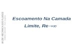 IM 250 MECÂNICA DOS FLUIDOS FEM/DE UNICAMP Prof. Eugênio Escoamento Na Camada Limite, Re.