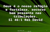 Www.4tons.com Pr. Marcelo Augusto de Carvalho 1 Deus é o nosso refúgio e fortaleza, socorro bem presente nas tribulações. Sl 46:1 Rei David.