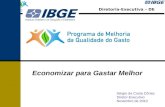 Diretoria-Executiva – DE Economizar para Gastar Melhor Sérgio da Costa Côrtes Diretor-Executivo Novembro de 2010.