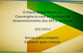 O Plano Brasil Maior e a Convergência com as Políticas de Desenvolvimento dos APLs no Brasil O Plano Brasil Maior e a Convergência com as Políticas de.
