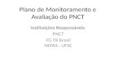 Plano de Monitoramento e Avaliação do PNCT Instituições Responsáveis: PNCT FG TB Brasil NEPAS - UFSC.