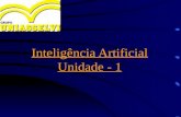 Inteligência Artificial Unidade - 1. Inteligência Computacional, Introdução I.A, Inspiração Biológicas, Cibernética. Conteúdo.