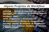 Alguns Projetos de Workflow Schering (Gestão de Eventos) PRÊMIO CENADEM 2006 Petrobras (AMS Reembolso de Despesas Médicas) PRÊMIO CENADEM 2007 Petrobras.
