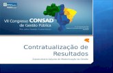 Contratualização de Resultados Subsecretaria-Adjunta de Modernização da Gestão.