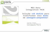 Laurier Soares Consultor de Negócios laurier@md2net.com.br MD2 Data Integration PACK Solução sob medida para transformar seus dados em vantagem competitiva!