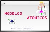 MODELOS ATÔMICOS Professora: Joana Bolsi Modelos atômicos A origem da palavra átomo A palavra átomo foi utilizada pela primeira vez na Grécia antiga,