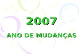 2007 ANO DE MUDANÇAS. ISEL ou INESUL 2010 INESUL UNIVERSIDADE.