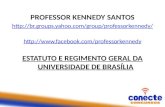 PROFESSOR KENNEDY SANTOS   ESTATUTO E REGIMENTO GERAL DA UNIVERSIDADE.