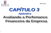 3-1 CAPÍTULO 3 Apêndice Avaliando a Perfomance Financeira da Empresa Bertolo.