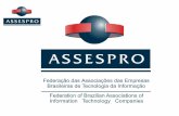 Fundada em 1976 (37 anos de atuação); Representação do setor de TI brasileiro em âmbito nacional e internacional; Mais de 1.400 empresas Associadas; Sedes.