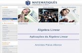 Ensino Superior Aplicações da Álgebra Linear Amintas Paiva Afonso Álgebra Linear.
