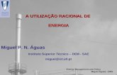Energy Management and Policy Miguel Águas –2002 A UTILIZAÇÃO RACIONAL DE ENERGIA Miguel P. N. Águas Instituto Superior Técnico – DEM - SAE miguel@ist.utl.pt.