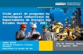 Nome do programa ou texto auxiliareere.energy.gov Visão geral do programa de tecnologias industriais do Departamento de Energia dos Estados Unidos (U.S.