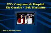 XXV Congresso do Hospital São Geraldo - Belo Horizonte 1º Ten Andréa Gomes.