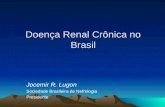Doença Renal Crônica no Brasil Jocemir R. Lugon Sociedade Brasileira de Nefrologia Presidente.