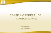 CONSELHO FEDERAL DE CONTABILIDADE DIREX/Dequali 26, 27 e 28-jun-13.