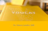 Pe. Glauco Landim, SDB. O que é o YouCat? • Baseado no Catecismo da Igreja Católica, é um livro escrito por e para jovens que querem saber em que acreditam.