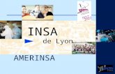 1 INSA de Lyon AMERINSA. 2 INSA Institut National des Sciences Appliquées INSA : 1 rede de 5 centros de graduação em engenharia Rennes O INSA de Rennes.
