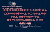 NUTRACÊUTICA : as precauções em vista das alegações nutricionais e de saúde Mário Frota CEDC – Centro de Estudos de Direito do Consumo COIMBRA.