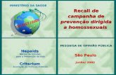 Junho/ 2002 Nepaids Núcleo de Estudos para a Prevenção da Aids Criterium Avaliação de Políticas Públicas PESQUISA DE OPINIÃO PÚBLICA PESQUISA DE OPINIÃO.