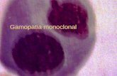 Gamopatia monoclonal. • • Paciente mulher de 65 anos foi encaminhada ao consultório hematológico para investigação de Gamopatia Monoclonal. • • Data da.