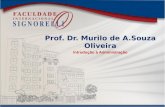 Prof. Dr. Murilo de A.Souza Oliveira Introdução à Administração.
