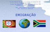 Neste trabalho, foi-nos proposto abordar o tema da Emigração. O nosso grupo irá demonstrar neste PowerPoint, a evolução da emigração Portuguesa, mais.