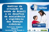 Análise da situação de saúde do Brasil e os desafios da assistência e vigilância das doenças crônicas Patricia Sampaio Chueiri Secretaria de Atenção à.